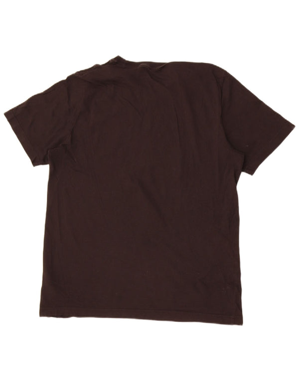 Puma Herren Grafik T-Shirt Top Mittelschwarz Baumwolle