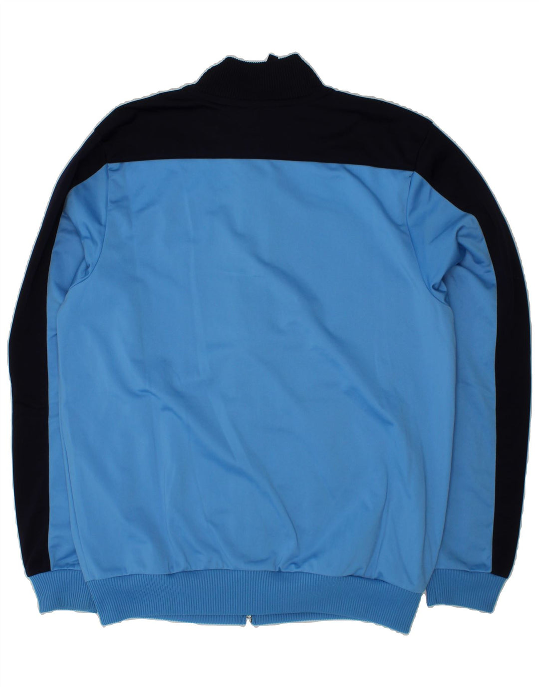 PUMA Boys Tracksuit Top Jacket 13-14 Years Blue Colourblock Polyester Vintage Puma and Second-Hand Puma from Messina Hembry 