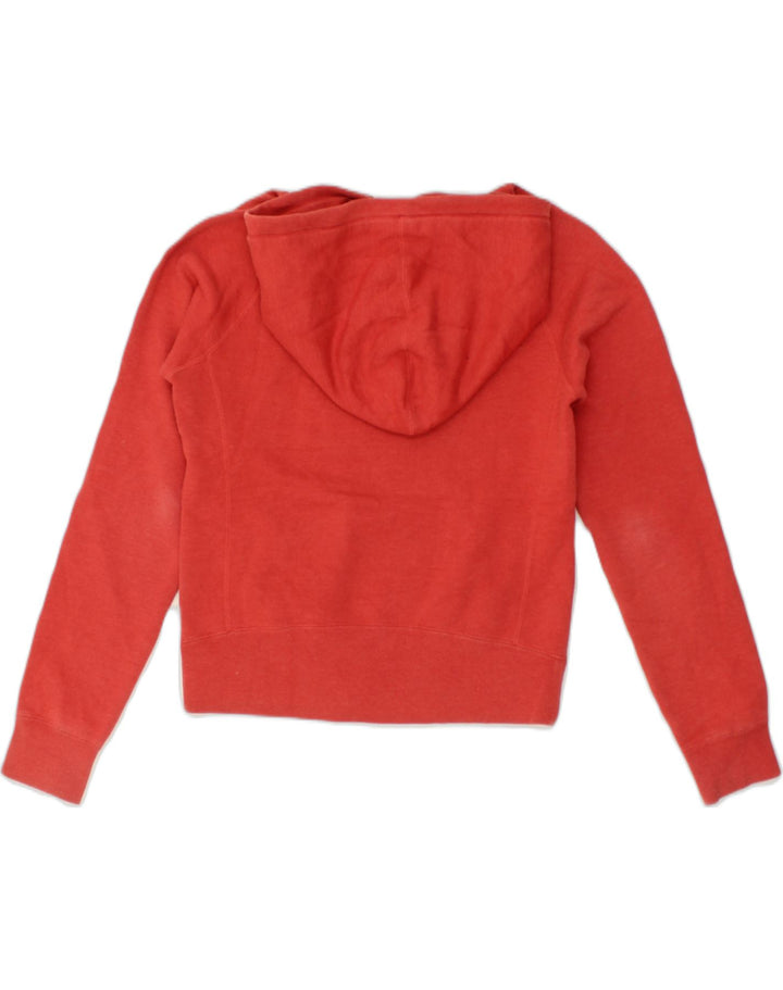 HURLEY Womens Graphic Hoodie Jumper UK 10 Small Red Cotton | Vintage Hurley | Thrift | Second-Hand Hurley | Used Clothing | Messina Hembry 