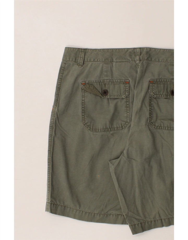EDDIE BAUER Womens Cargo Shorts US 6 Medium W30  Khaki Cotton Vintage Eddie Bauer and Second-Hand Eddie Bauer from Messina Hembry 