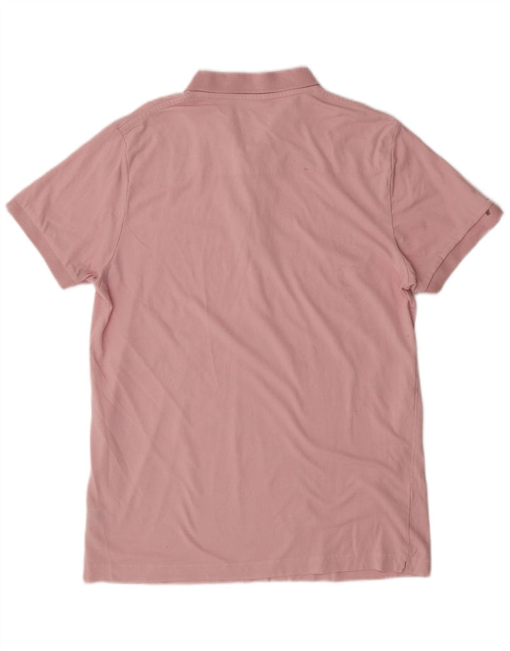 French Connection Herren-Poloshirt XL aus rosa Baumwolle