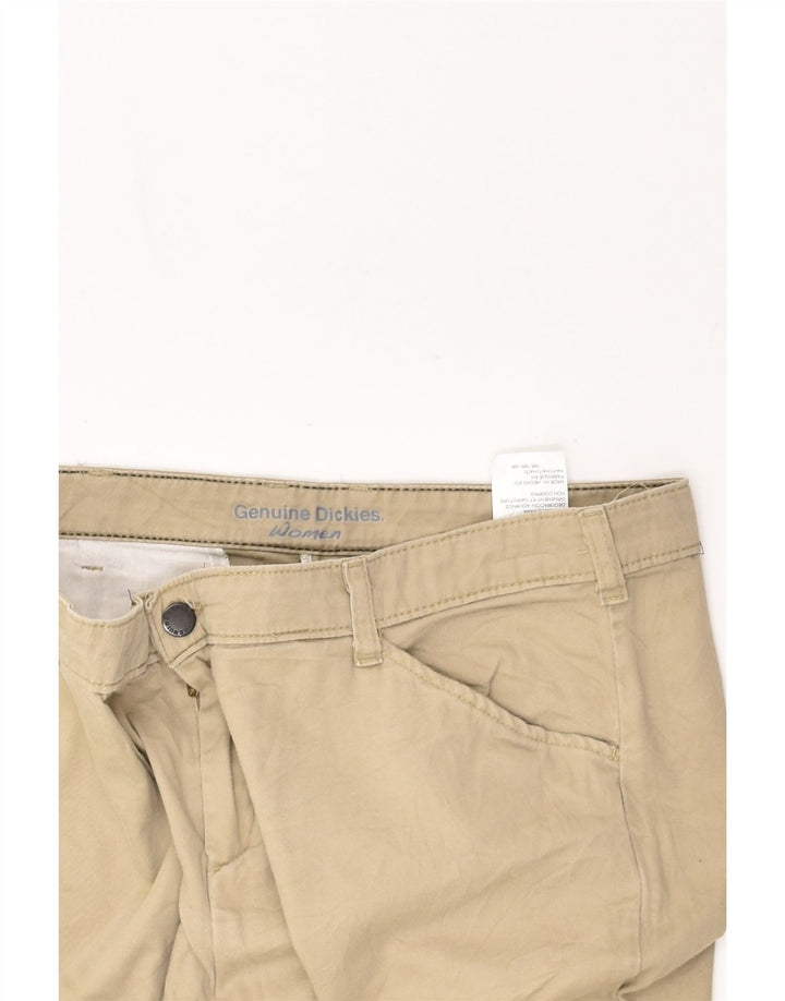 DICKIES Womens Straight Casual Trousers US 16 2XL W38 L30 Beige Cotton | Vintage Dickies | Thrift | Second-Hand Dickies | Used Clothing | Messina Hembry 