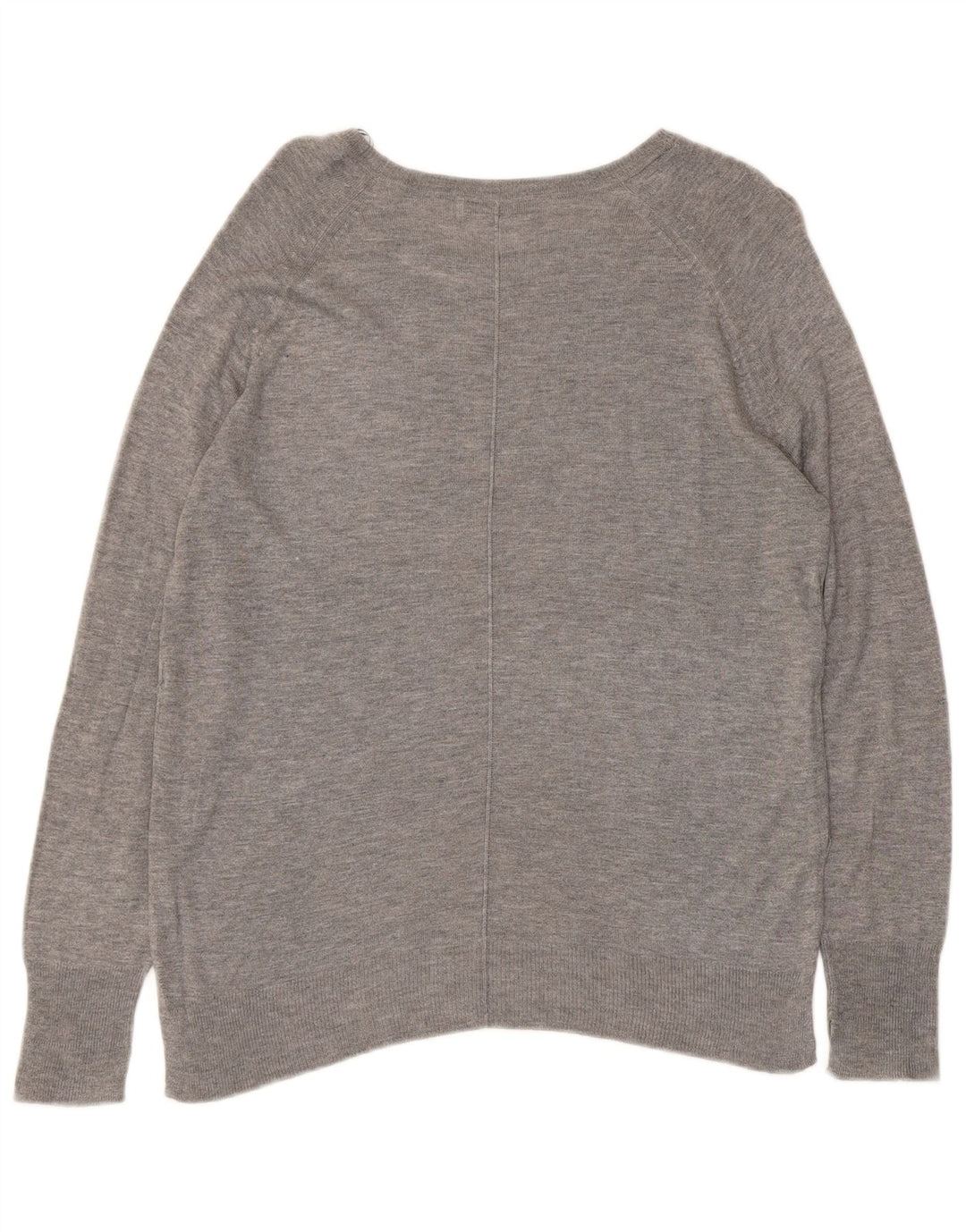 Zara Damen Bluse Top UK 14 Mittelgrau
