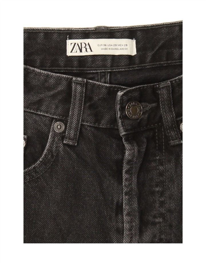 ZARA Womens Straight Jeans EU 36 XS W29 L26 Black Vintage Zara and Second-Hand Zara from Messina Hembry 