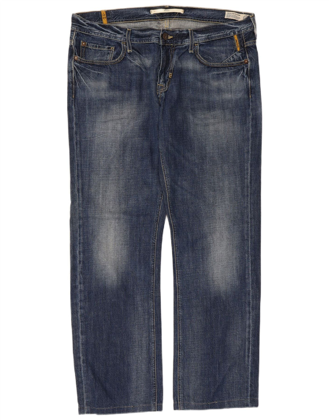 Meltin' Pot Herren Markus Straight Jeans W38 L31 Blau