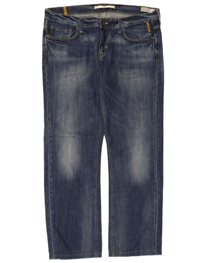 Meltin' Pot Herren Markus Straight Jeans W38 L31 Blau