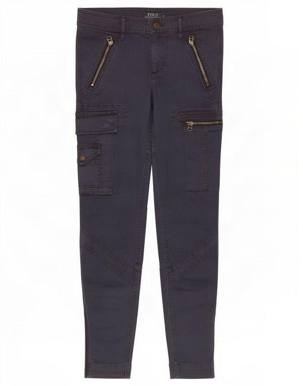 Polo Ralph Lauren Damen Slim Cargohose US 2 XS W28 L30 Marineblau