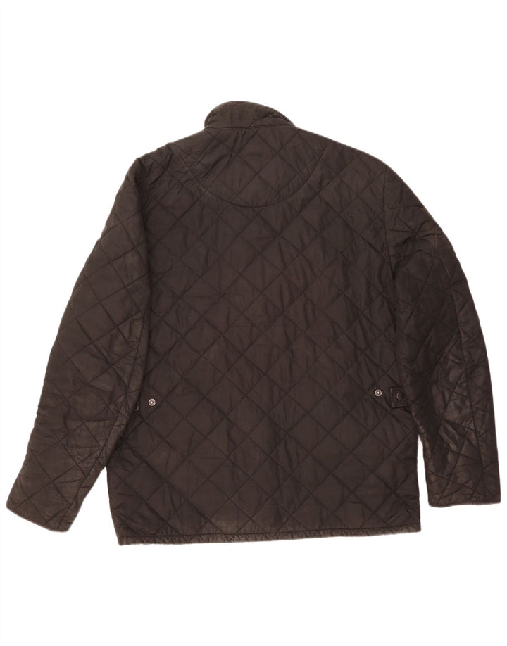Barbour Herren Steppjacke UK 40 Large Schwarz