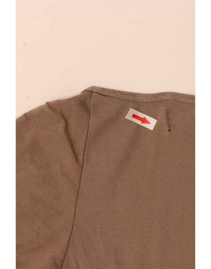 Zara Damen Bluse Top UK 8 Small Grau