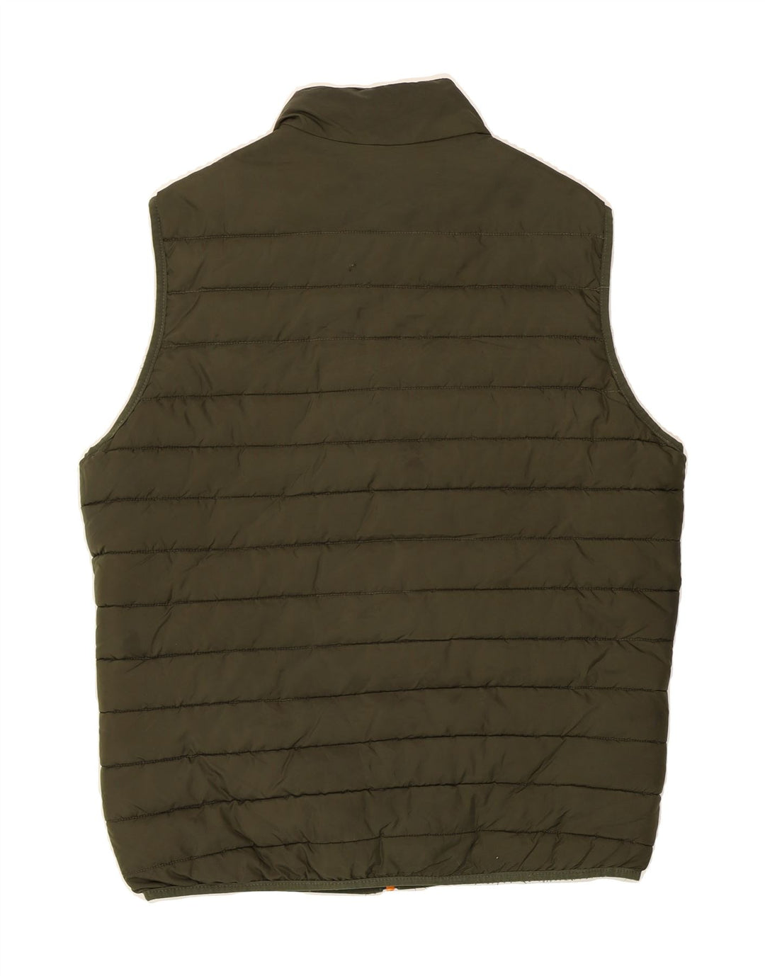 JACK & JONES Mens Padded Gilet UK 38 Medium Green Polyester Vintage Jack & Jones and Second-Hand Jack & Jones from Messina Hembry 