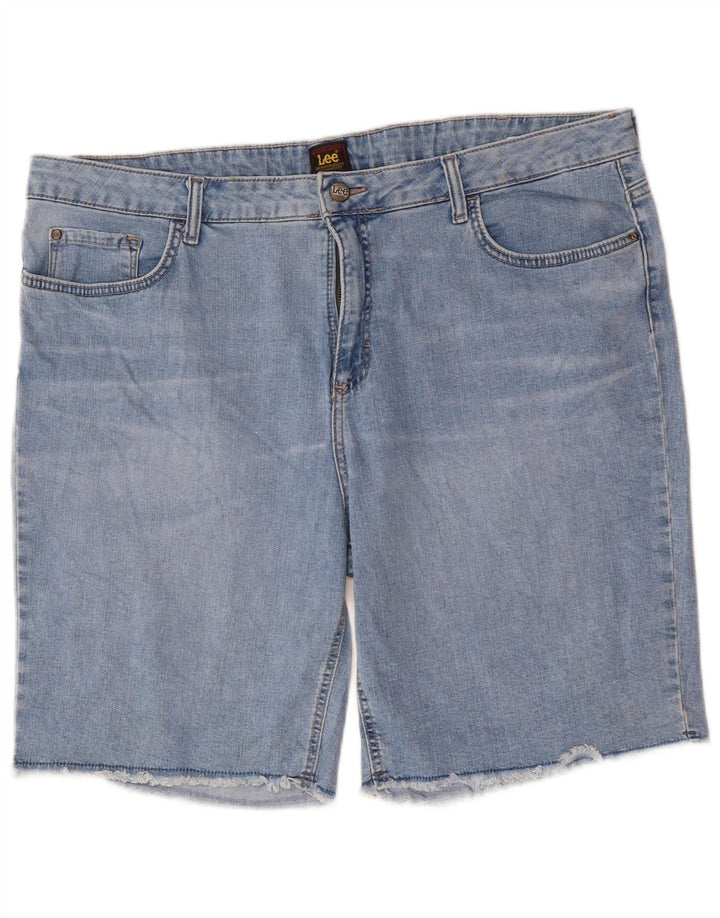 LEE Damen Jeansshorts US 22 3XL W44 Blaue Baumwolle