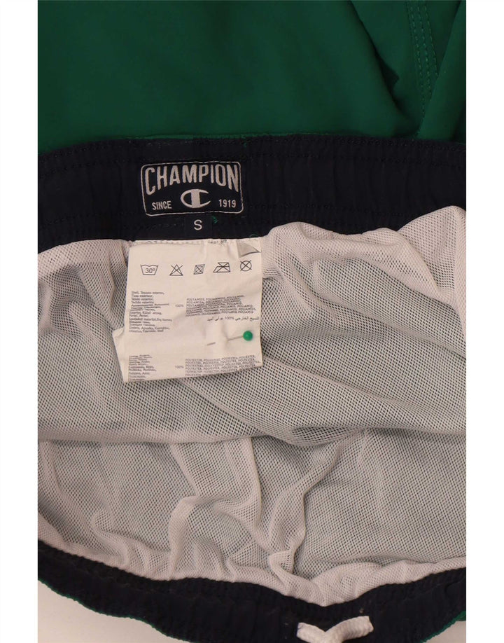 Champion Herren Badeshorts mit Grafik, Größe S, Grün, Polyamid