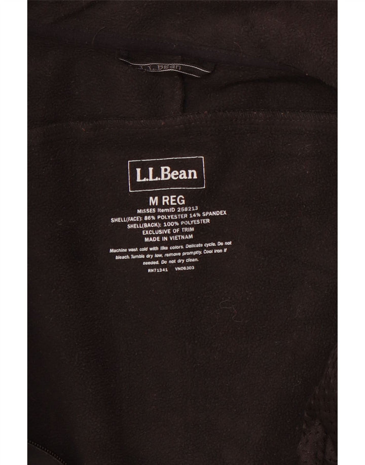 L.L.BEAN Damen Windjacke UK 14 Medium Schwarz Polyester