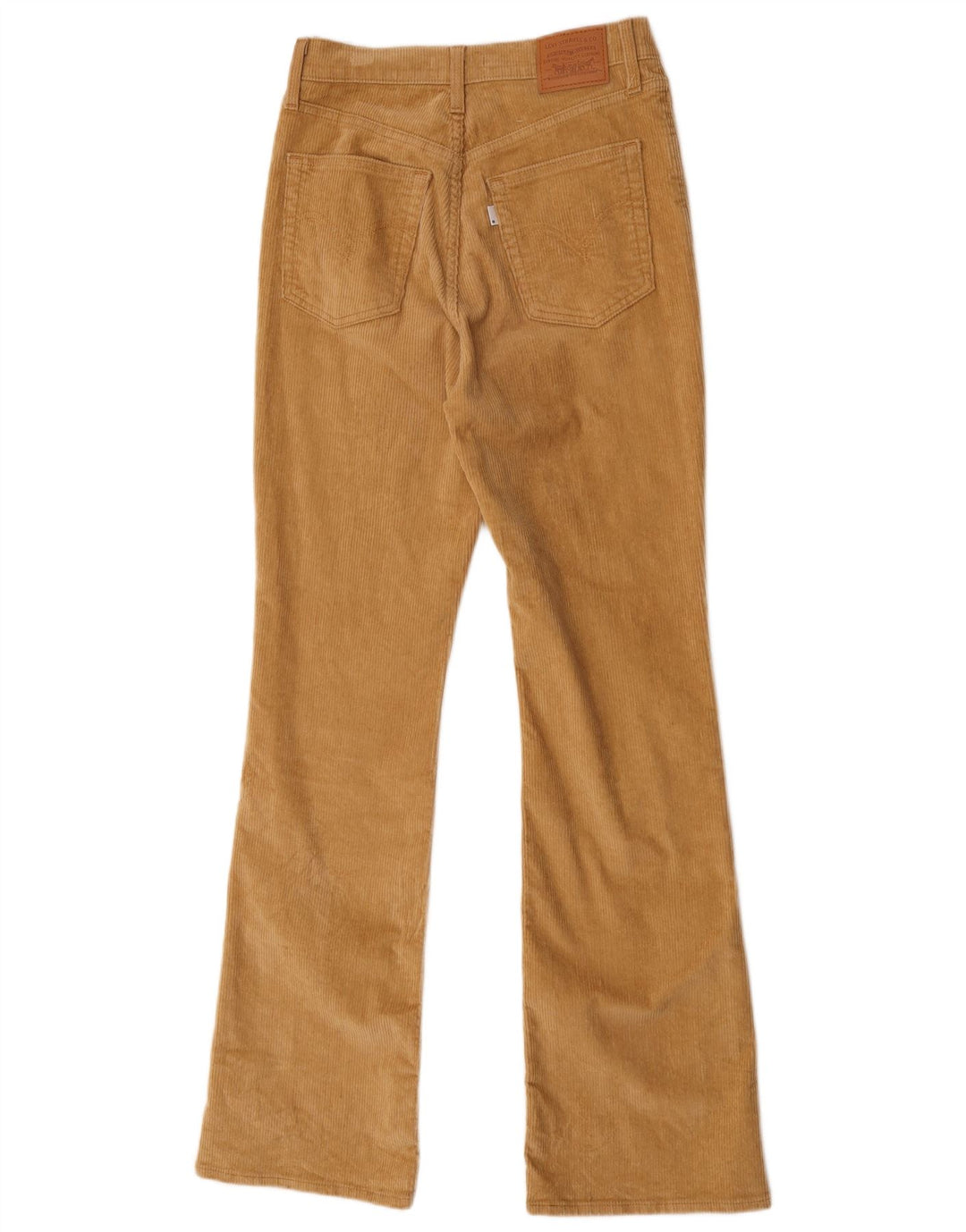 Levi's Damen Bootcut-Cordhose W27 L33 Beige Baumwolle