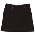 Marella Damen Minirock UK 10 Small W34 Schwarze Viskose