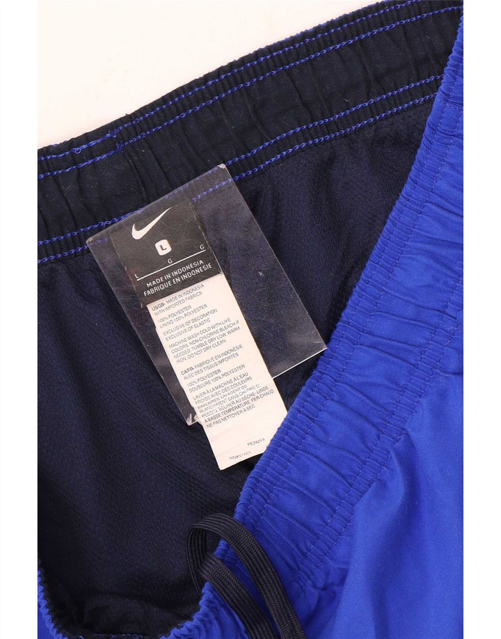 Nike Herren-Sportshorts, groß, blaues Polyester