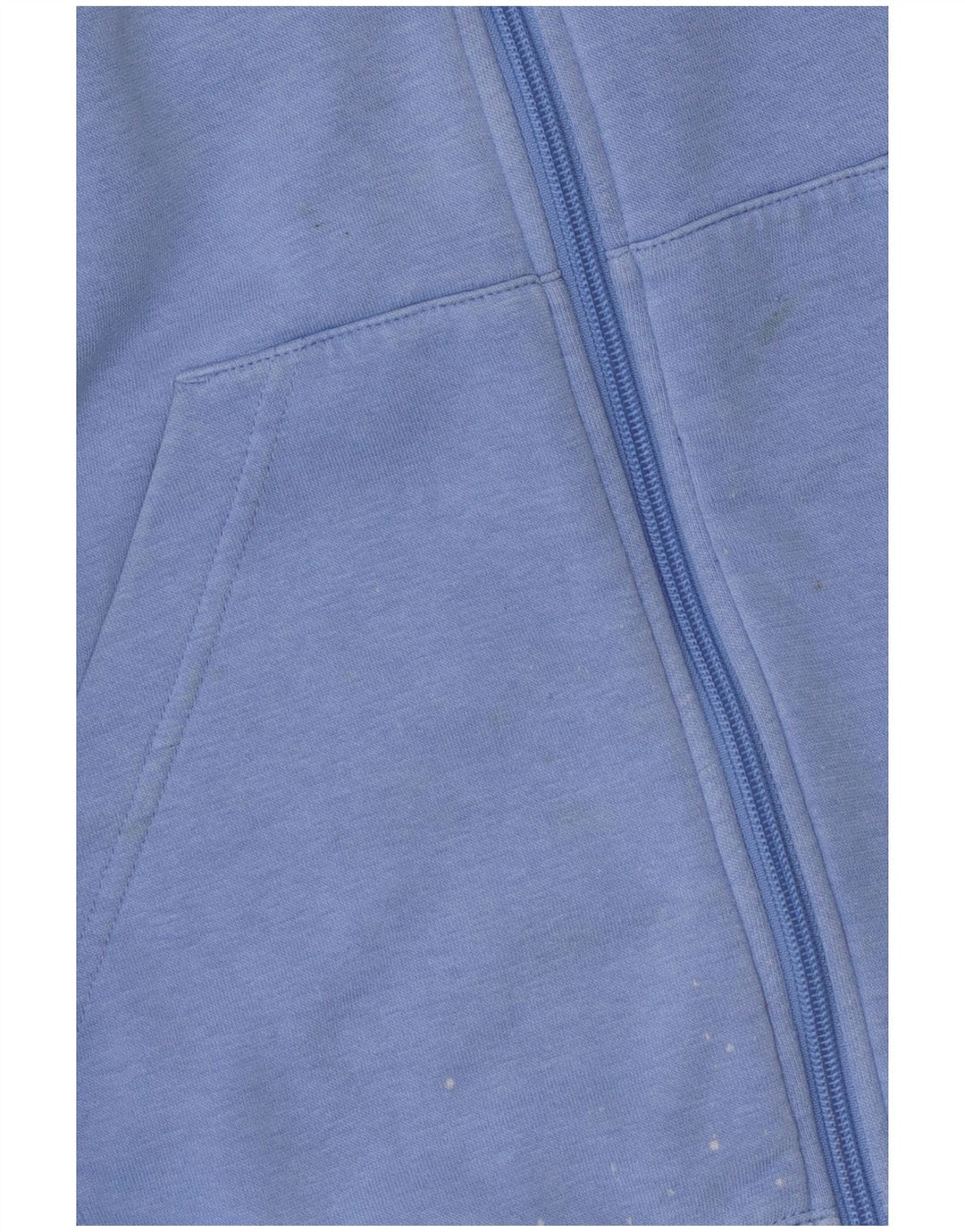 ADIDAS Damen Kapuzenpullover UK 18 XL Blaue Baumwolle