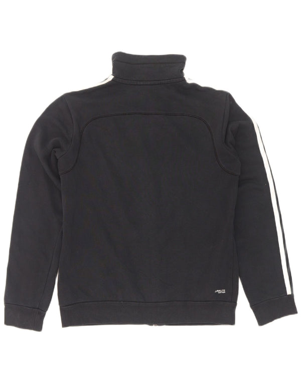 Adidas Damen Trainingsanzug Top Jacke UK 8/10 Small Schwarz Baumwolle
