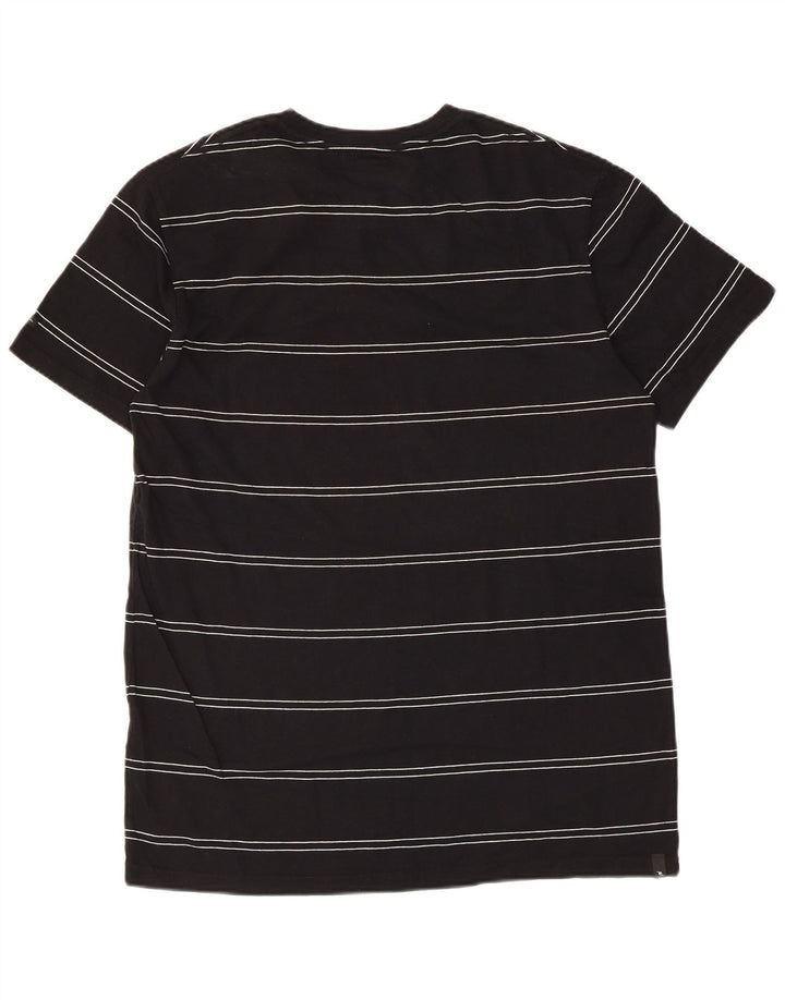 Rip Curl Herren-T-Shirt mit Standard-Passform, mittelschwarz, gestreift, Baumwolle