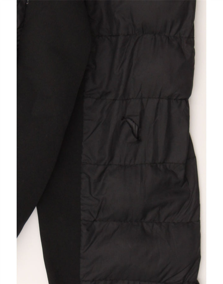 MOUNTAIN WAREHOUSE Boys Hooded Padded Jacket 12-13 Years Black Polyester Vintage Mountain Warehouse and Second-Hand Mountain Warehouse from Messina Hembry 