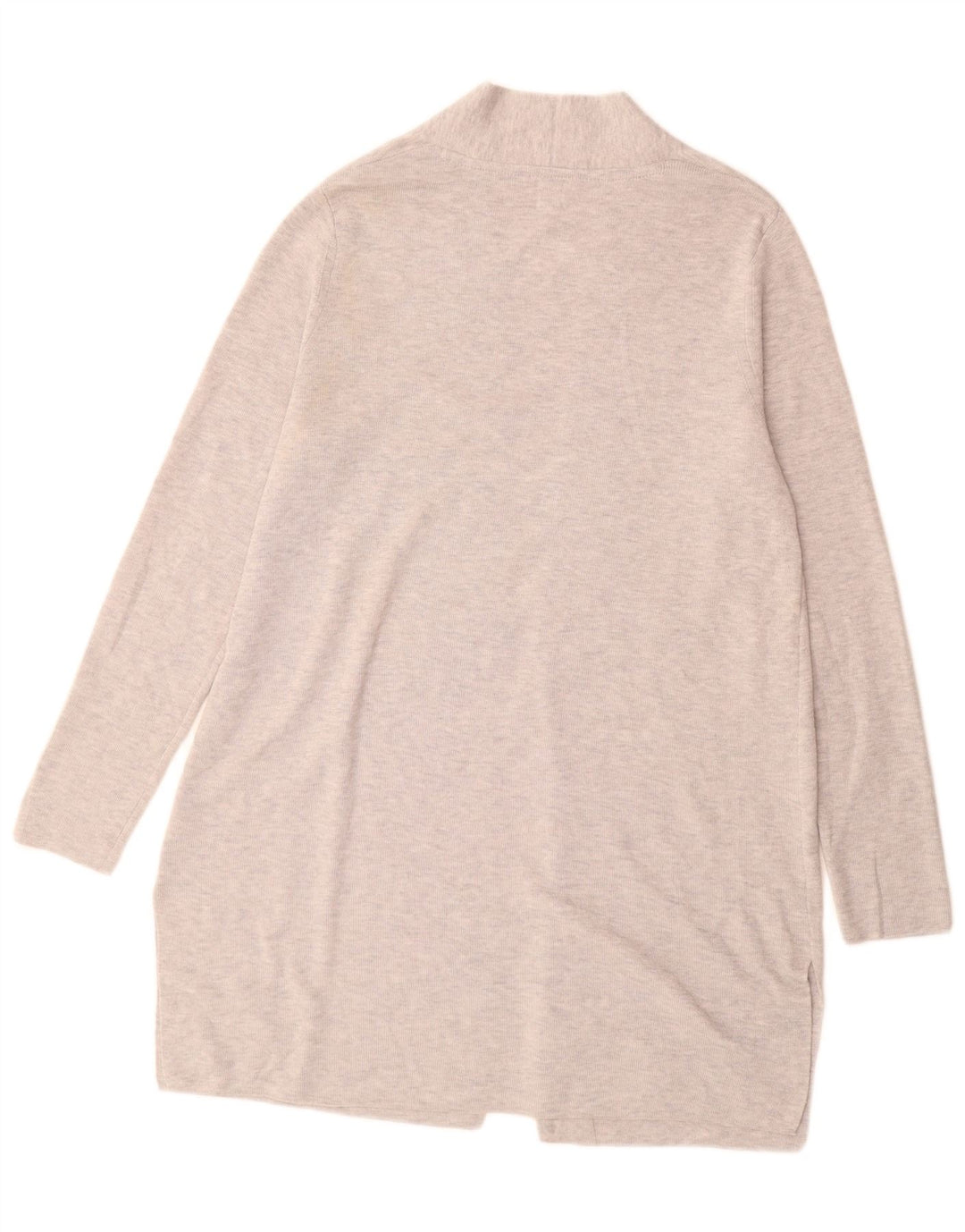 John Lewis Damen-Strickjacke, übergroß, lang, Gr. 8, Grau