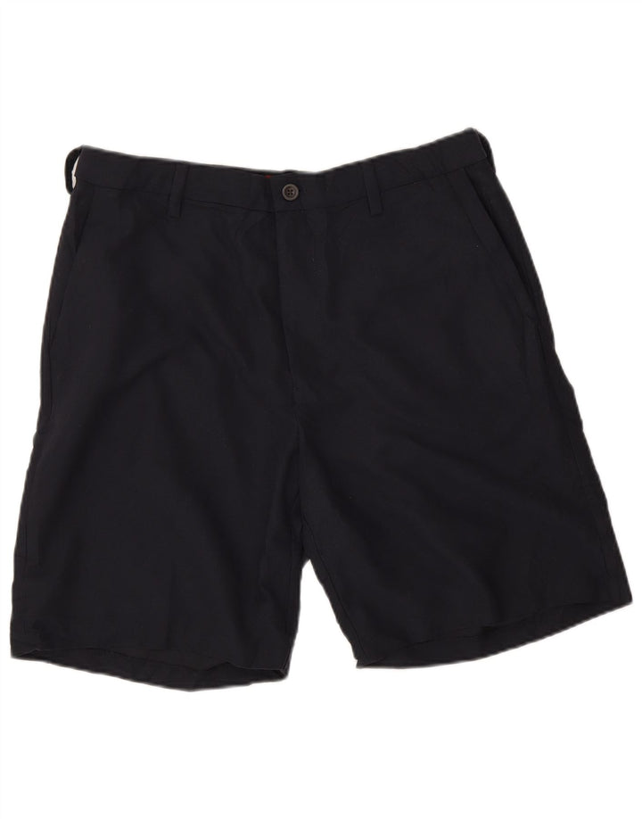 Chaps Herren Chino-Shorts W34 Large Schwarz Polyester