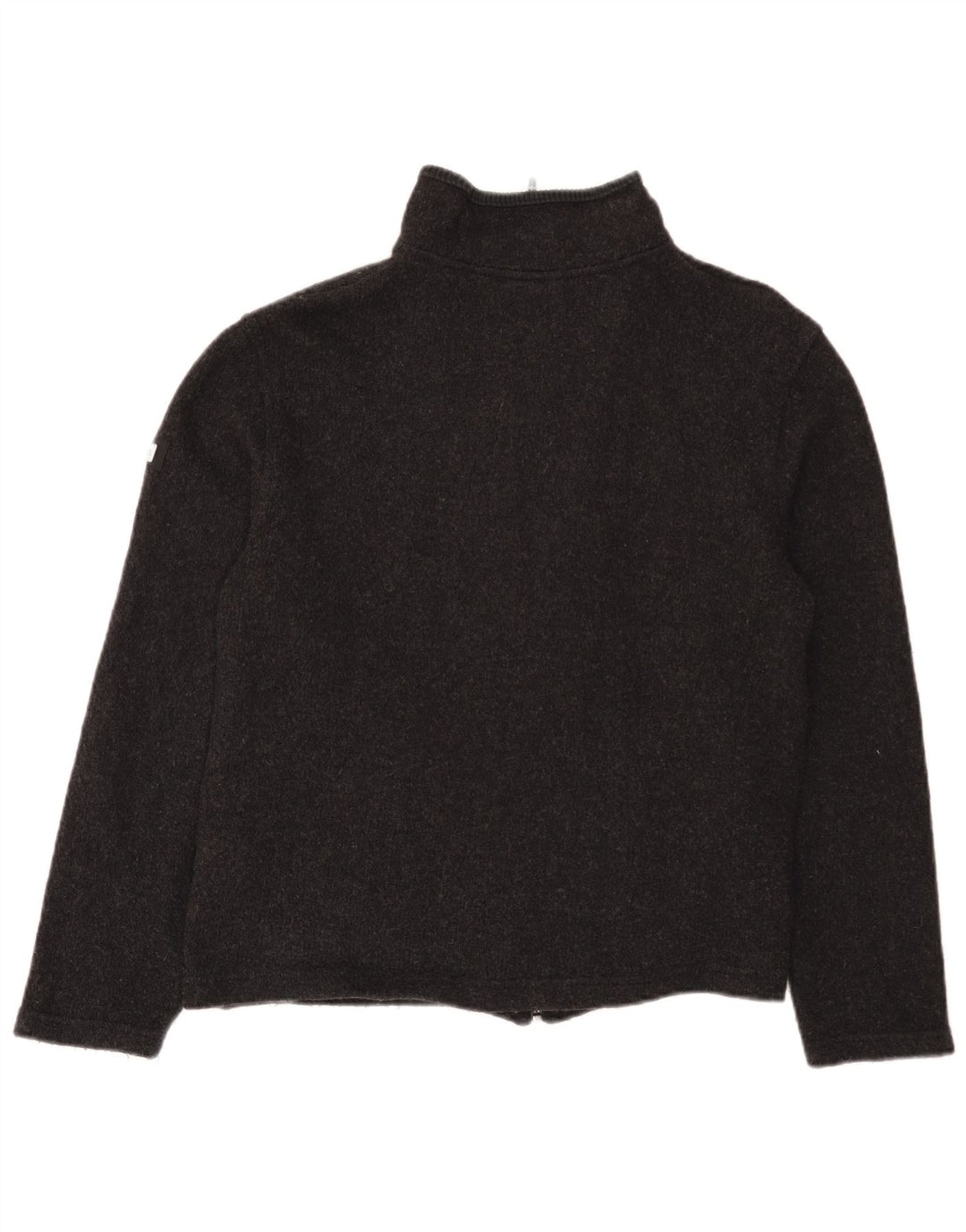 Kickers Damen-Cardigan-Pullover UK 14 Mittelgraue Wolle