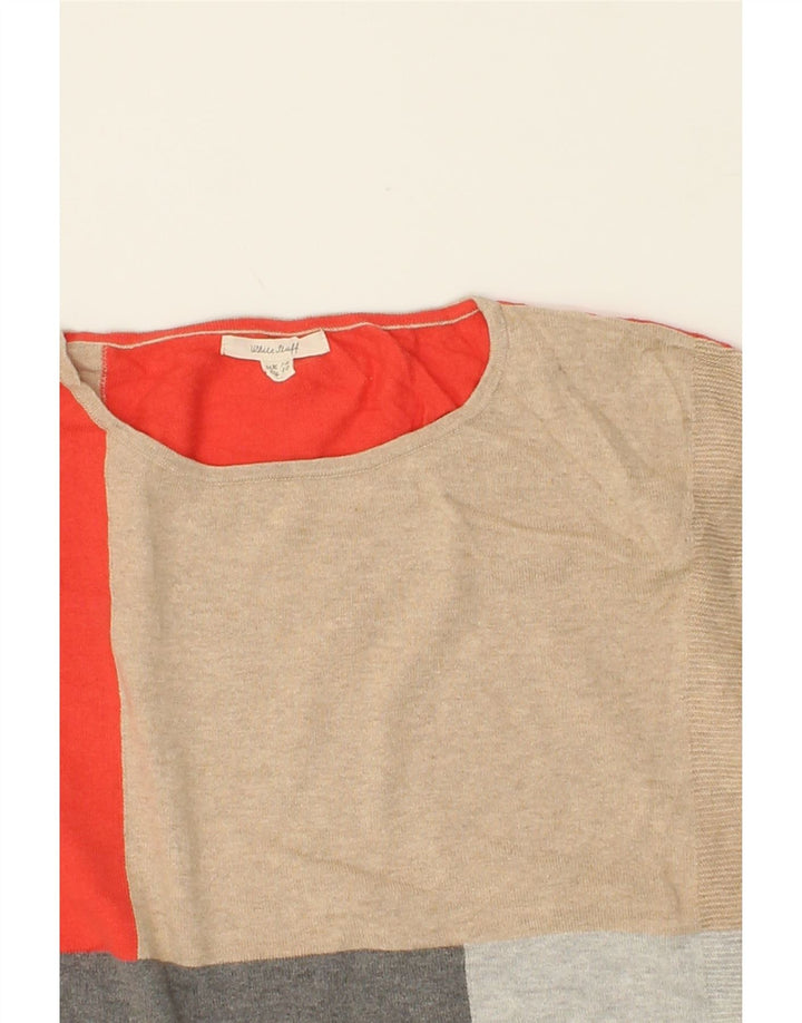 WHITE STUFF Womens Boat Neck Jumper Sweater UK 12 Medium  Multicoloured Vintage White Stuff and Second-Hand White Stuff from Messina Hembry 