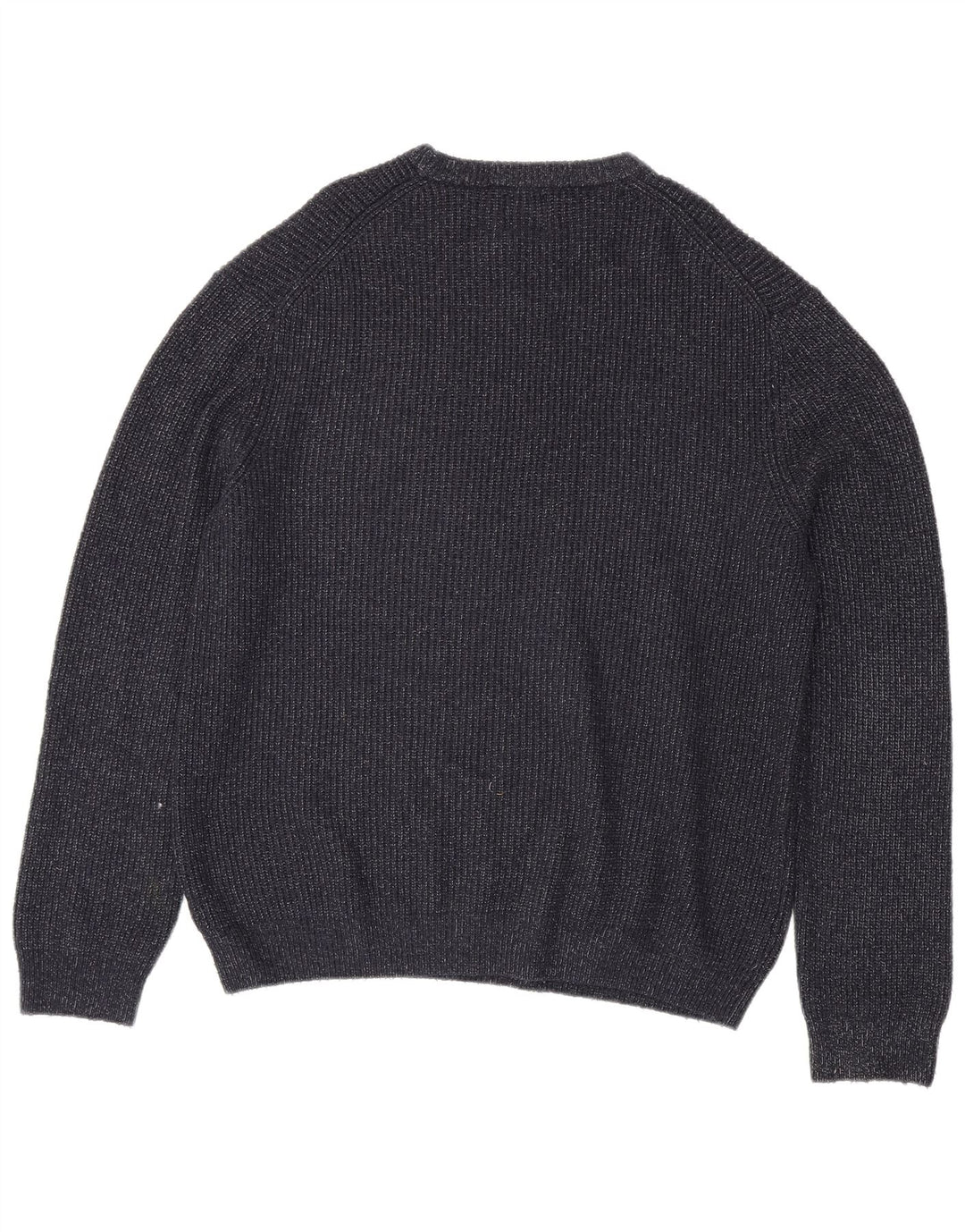 Marks & Spencer Herren-Pullover mit Rundhalsausschnitt, XL, Marineblau meliert