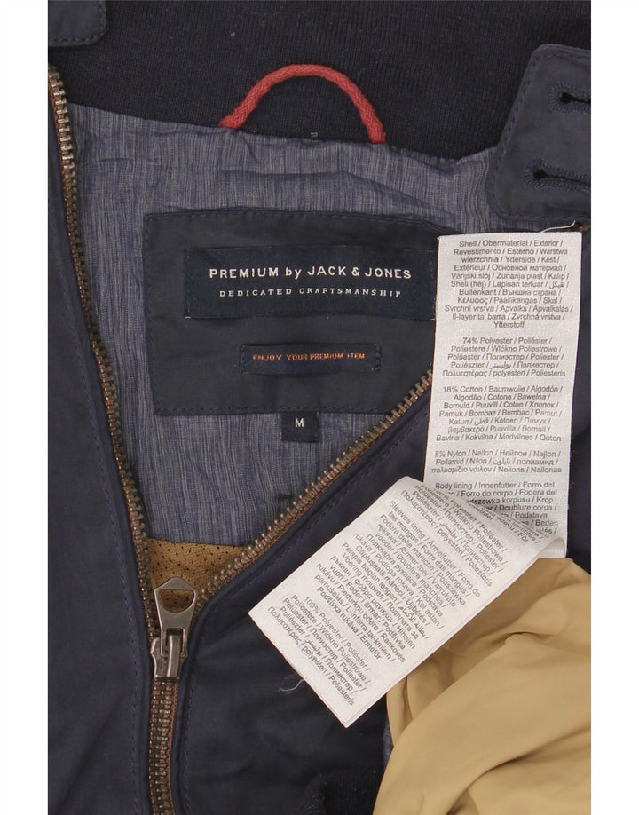 Jack & Jones Herren Bomberjacke UK 38 Medium Marineblau Polyester