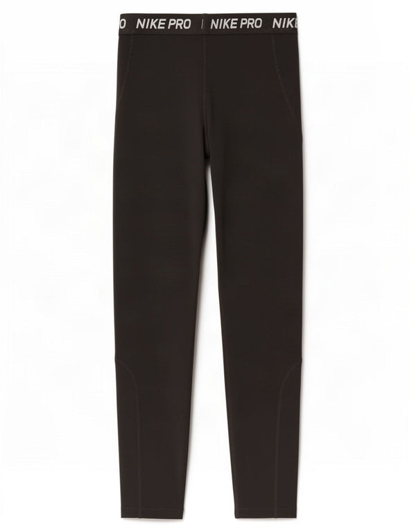 Nike Mädchen-Grafik-Leggings, 13–14 Jahre, XL, schwarzes Polyester
