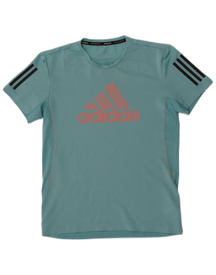 Adidas Herren Aeroready Graphic T-Shirt Top Medium Türkis Polyester