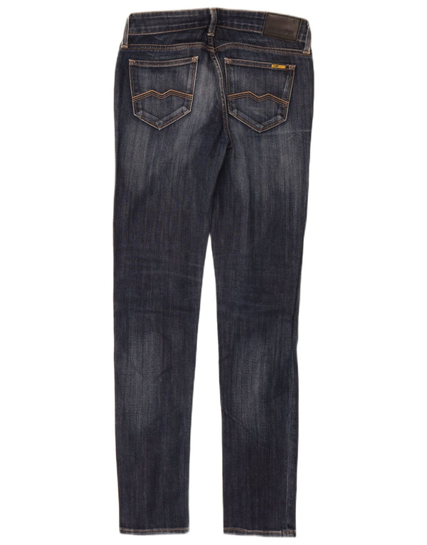 Meltin' Pot Damen Skinny Jeans W27 L32 Marineblau Baumwolle