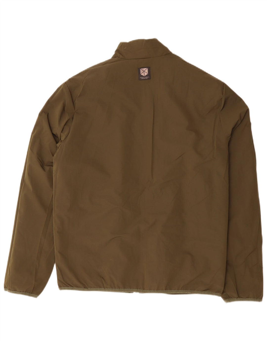 Jack & Jones Herren Reversible Wattierte Jacke UK 38 Mittelgrünes Polyester