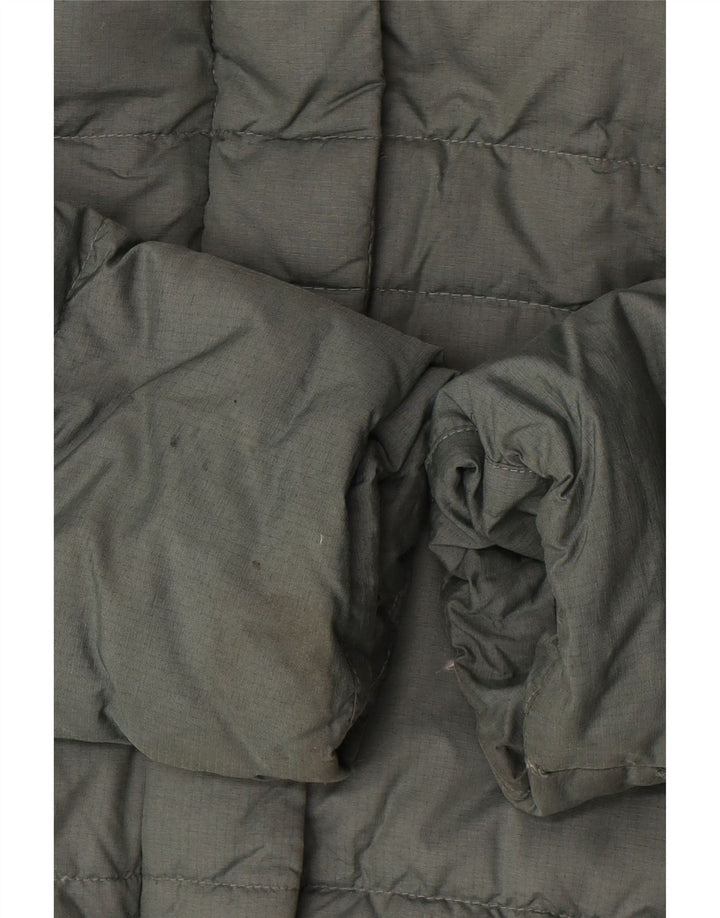 Columbia Wattierter Damenmantel mit Kapuze, UK 16, Größe L, grün, Polyester
