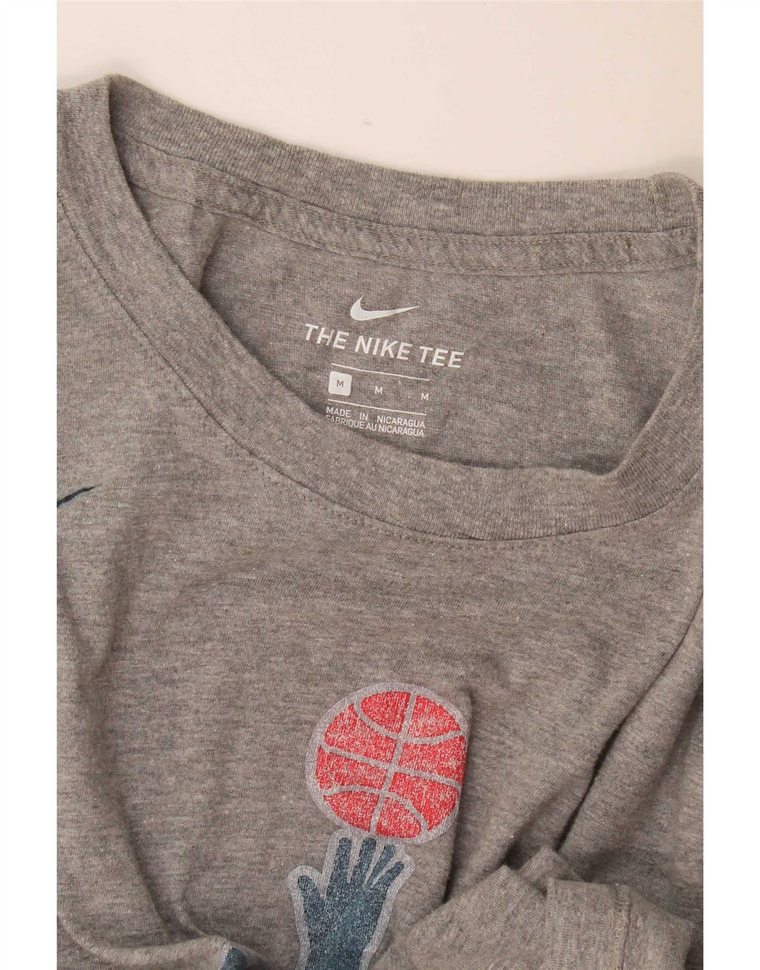 Nike Herren Washington Wizards Grafik-T-Shirt-Oberteil Mittelgrau