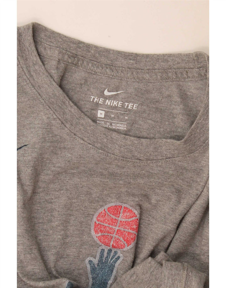 Nike Herren Washington Wizards Grafik-T-Shirt-Oberteil Mittelgrau