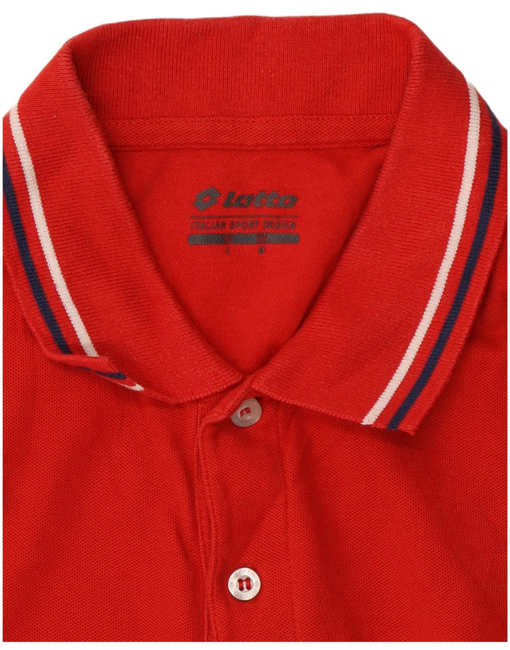 Lotto Herren-Poloshirt, Größe L, Rot