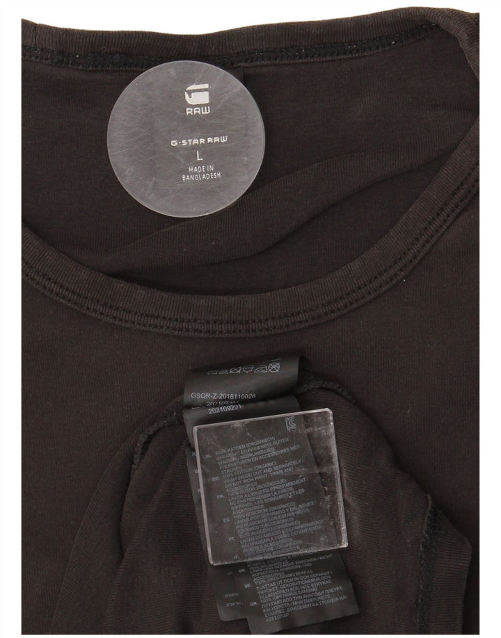 G-STAR Herren T-Shirt Top Large Schwarz Baumwolle