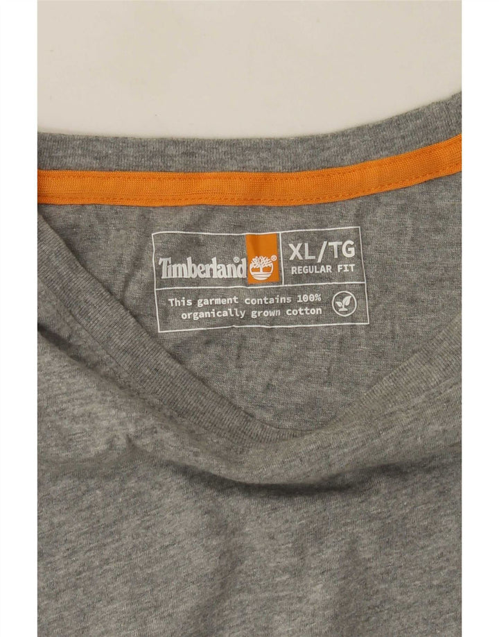 Timberland Herren Regular Fit Graphic T-Shirt Top XL Grau