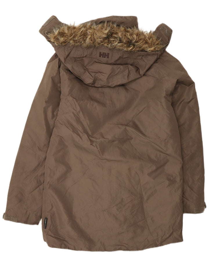 Helly Hansen Herren-Parka mit Kapuze, UK 38, mittelbraun, Polyester
