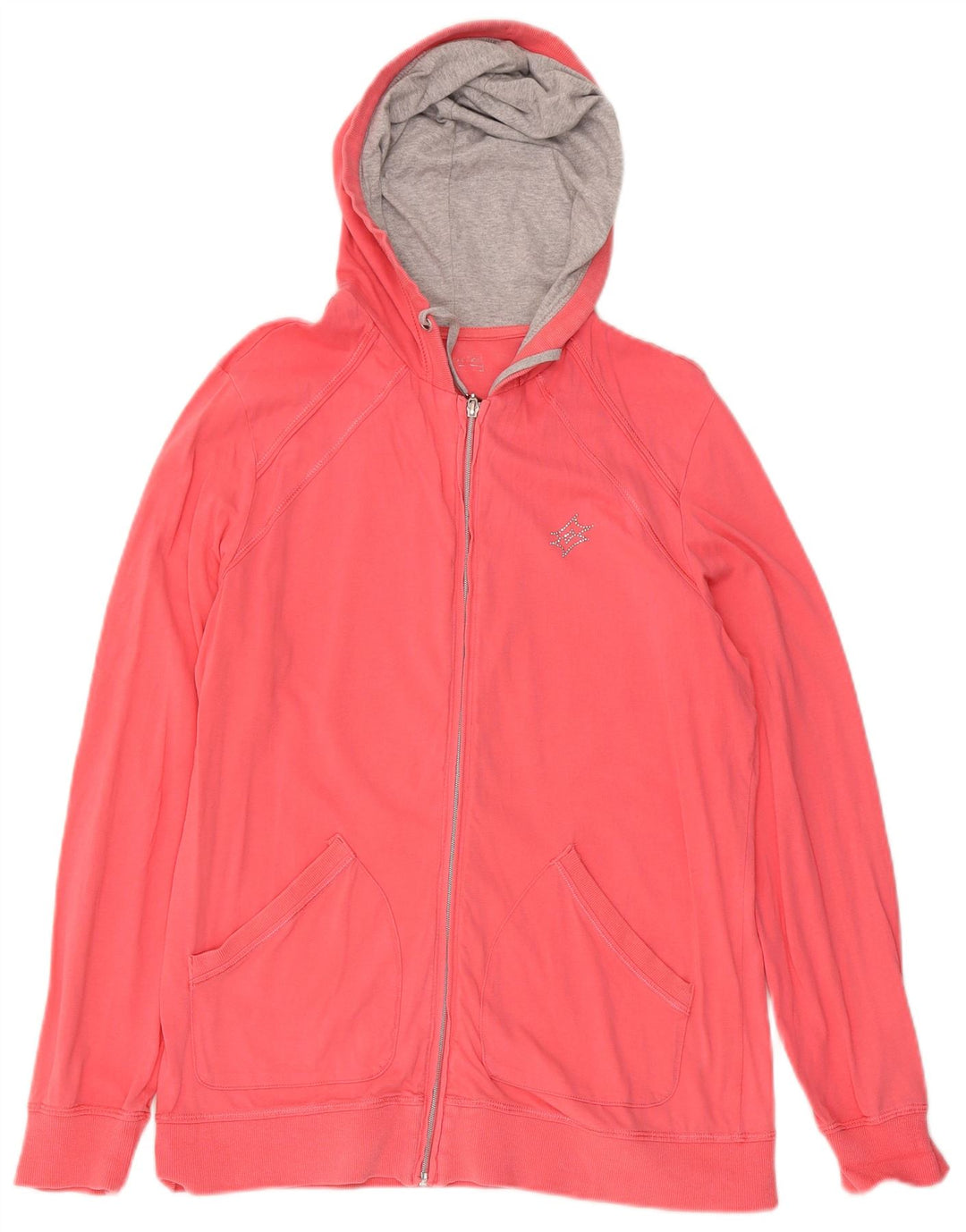 Lotto Damen-Kapuzenpullover mit Reißverschluss, UK 10, Mittelrosa