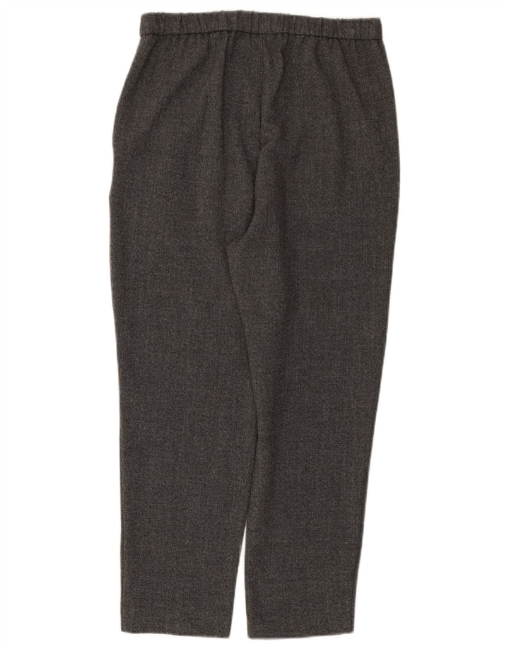 Zara Damen Tapered Cropped-Hose, Größe S, W26, L24, Grau, Polyester