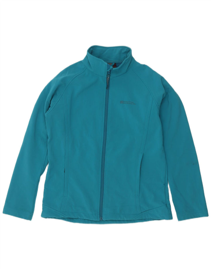 Mountain Warehouse Damen-Trainingsanzugoberteil, UK-Größe 14, Größe L, blau, Polyester