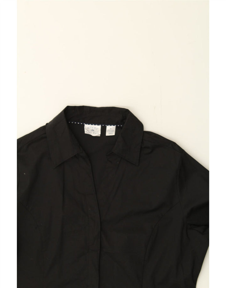 LEE Womens Riders Shirt UK 16 Large Black Cotton Vintage Lee and Second-Hand Lee from Messina Hembry 
