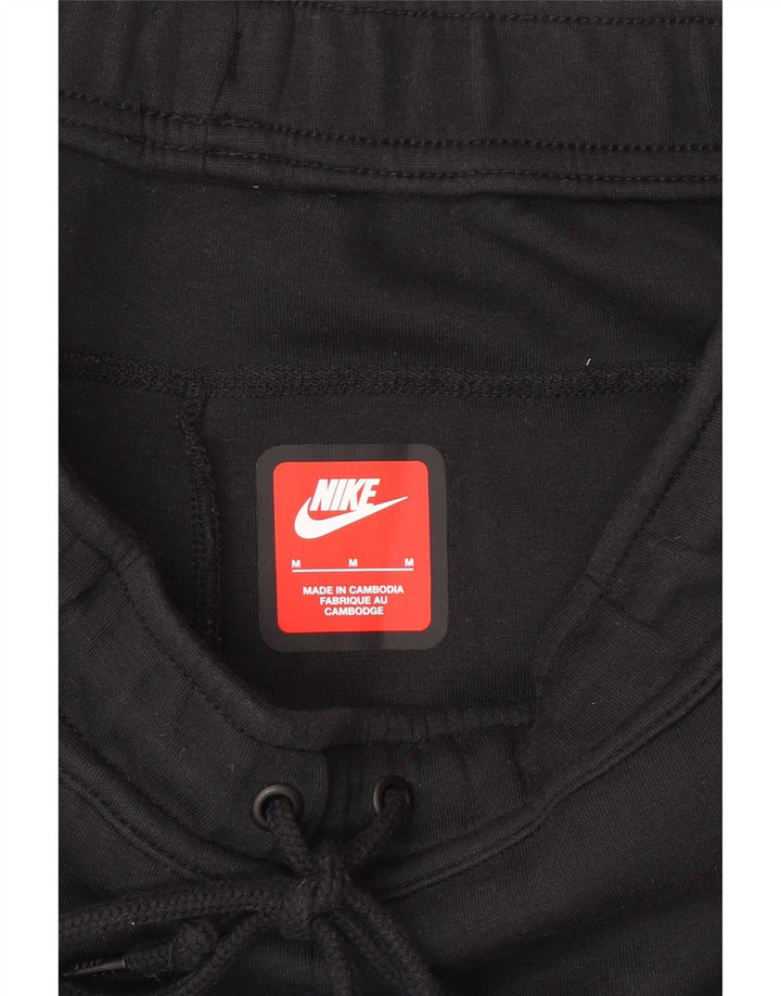 Nike Herren-Sportshorts, mittelgroß, schwarze Baumwolle