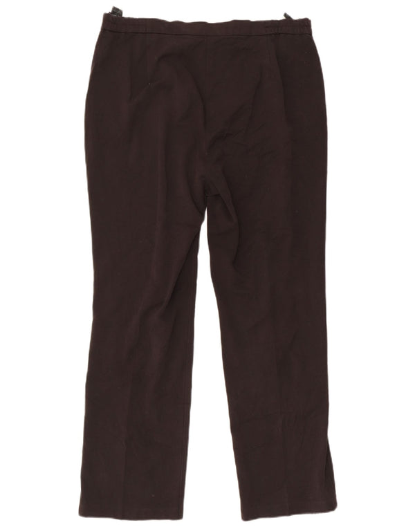 Marks & Spencer Damen Gerade Freizeithose UK 14 Large W34 L29 Braun