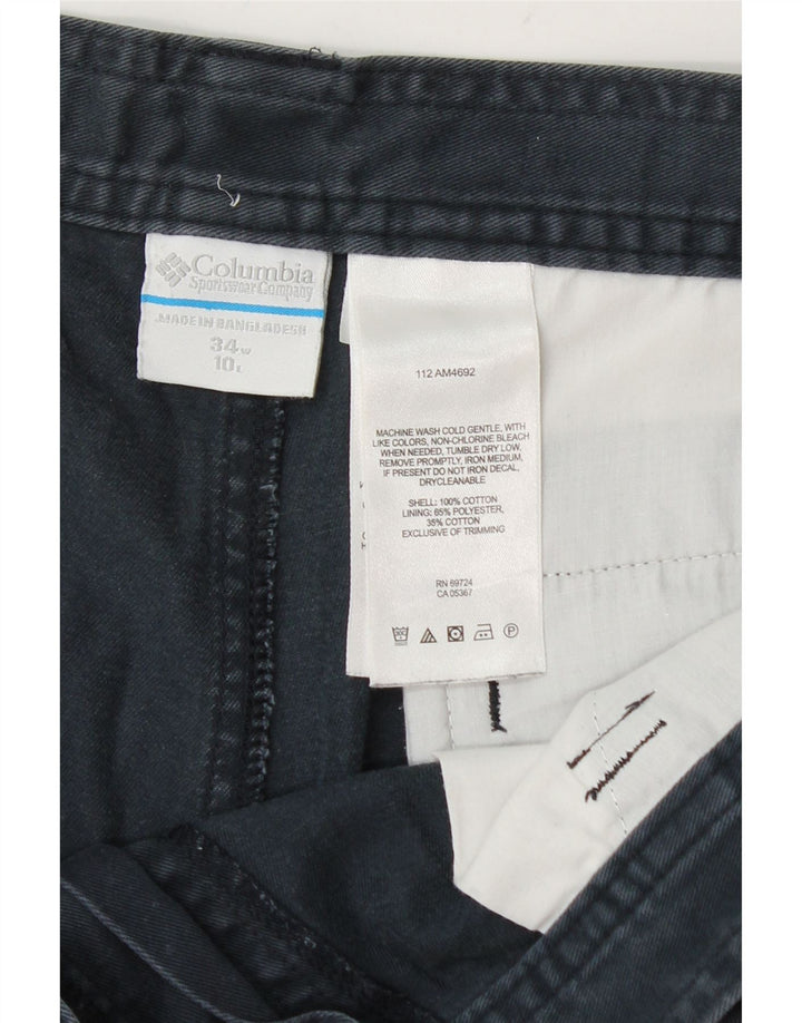 Columbia Herren-Cargoshorts W34, große marineblaue Baumwolle