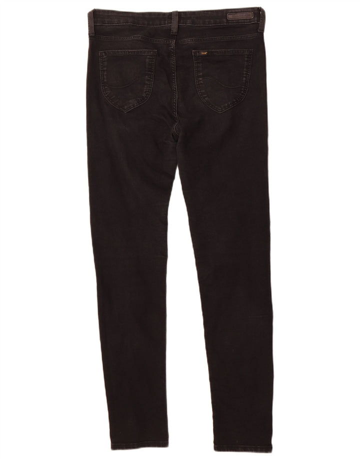 Lee Damen Scarlett Skinny Jeans W32 L29 Schwarze Baumwolle