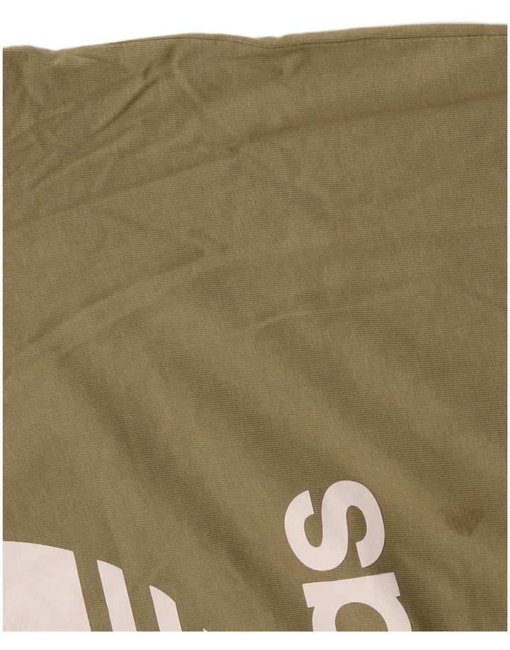 Adidas Herren Grafik-T-Shirt-Oberteil aus mittlerer Khaki-Baumwolle